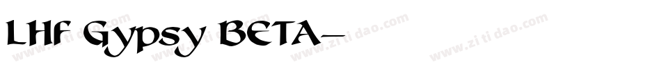 LHF Gypsy BETA字体转换